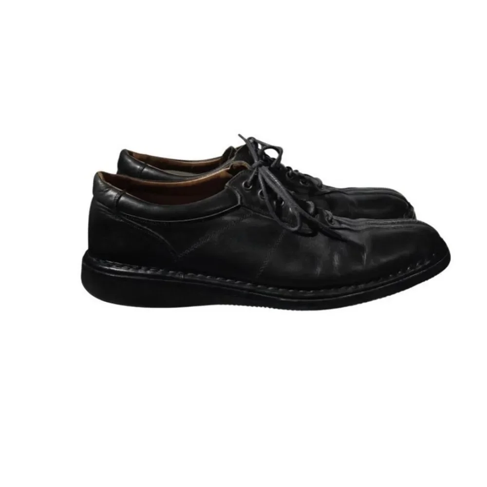 Allen Edmonds Men's Black Leather Lace-Up Oxford Casual Shoes Rubber Sole-13D